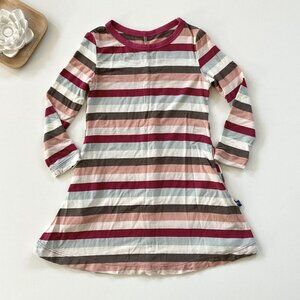 Kickee Pants Striped Long Sleeve Dress